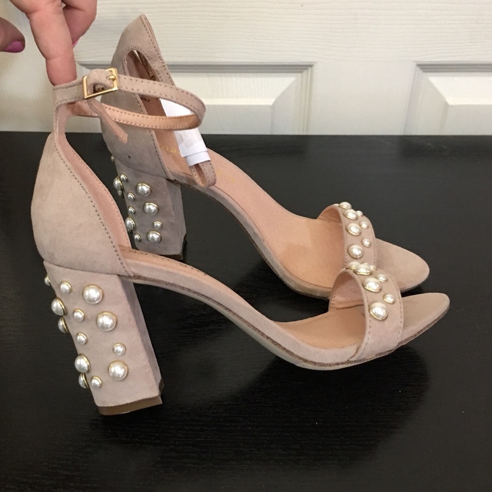 Steve Madden pearl taupe heels - Picture 6 of 8